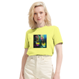 Adventurous - "Dancing in Colours" T-shirt Light Yellow 6