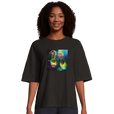 Adventurous - "Dancing in Colours" T-shirt Deep Black 4