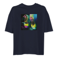 Adventurous - "Dancing in Colours" T-shirt French Navy 1