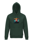 Alive - "Moving Smiles" Hoodie Bottle Green XS 24