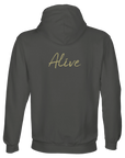 Alive - "Moving Smiles" Hoodie charcoal melange XS 40