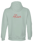 Alive - "Moving Smiles" Hoodie creamy green XS 10