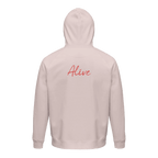 Alive - "Moving Smiles" Hoodie Pale Pink XS 2