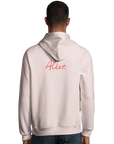 Alive - "Moving Smiles" Hoodie Pale Pink XS 7