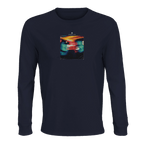 Alive - "Moving Smiles" Long sleeve French Navy XS 2