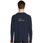 Alive - "Moving Smiles" Long sleeve French Navy XS 5