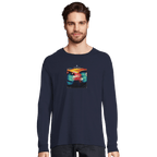 Alive - "Moving Smiles" Long sleeve French Navy XS 4
