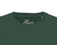 Alive - "Moving Smiles" T-shirt Bottle Green 2