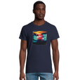 Alive - "Moving Smiles" T-shirt French Navy 4