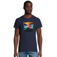 Alive - "Moving Smiles" T-shirt French Navy 4