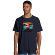 Alive - "Moving Smiles" T-shirt French Navy 4