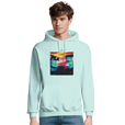 Alive - "Moving Smiles" Hoodie arctic blue 3