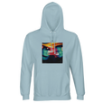Alive - "Moving Smiles" Hoodie creamy blue 1