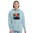 Alive - "Moving Smiles" Hoodie creamy blue 5