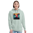 Alive - "Moving Smiles" Hoodie creamy green 5