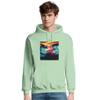 Alive - "Moving Smiles" Hoodie frozen green 3