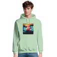 Alive - "Moving Smiles" Hoodie frozen green 3