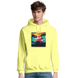 Alive - "Moving Smiles" Hoodie Light Yellow 3
