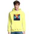 Alive - "Moving Smiles" Hoodie Light Yellow 3
