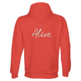 Alive - "Moving Smiles" Hoodie pop orange 2