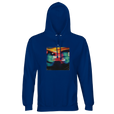 Alive - "Moving Smiles" Hoodie Royal Blue 1