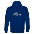Alive - "Moving Smiles" Hoodie Royal Blue 2