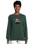Alive Moving Smiles“ Sweatshirt Bottle Green , 26