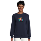 Alive - "Moving Smiles" Sweatshirt French Navy XS 5