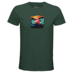Alive - "Moving Smiles" T-shirt Bottle Green XS 3