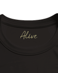 Alive - "Moving Smiles" T-shirt Deep Black S 2