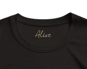 Alive - "Moving Smiles" T-shirt Deep Black XS 2