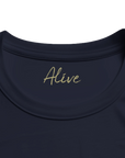 Alive - "Moving Smiles" T-shirt French Navy S 10