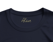Alive - "Moving Smiles" T-shirt French Navy S 2