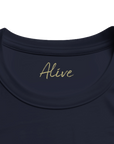 Alive - "Moving Smiles" T-shirt French Navy XS 15