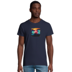 Alive - "Moving Smiles" T-shirt French Navy XS 4
