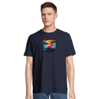 Alive - "Moving Smiles" T-shirt French Navy XS 4