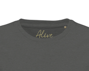 Alive - "Moving Smiles" T-shirt Grey Melange XS 2