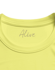 Alive - "Moving Smiles" T-shirt Light Yellow S 15