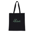 Alive - "Moving Smiles" Tote Bag Black 2