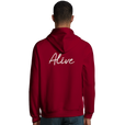 Alive - "Moving Smiles" Hoodie Burgundy 4
