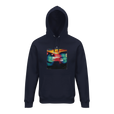 Alive - "Moving Smiles" Hoodie French Navy 1