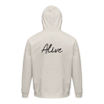 Alive - "Moving Smiles" Hoodie Off White 2
