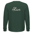 Alive - "Moving Smiles" Sweatshirt Bottle Green 2