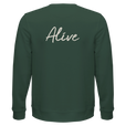 Alive - "Moving Smiles" Sweatshirt Bottle Green 2