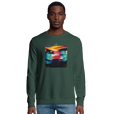 Alive - "Moving Smiles" Sweatshirt Bottle Green 3