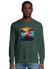 Alive - "Moving Smiles" Sweatshirt Bottle Green 3