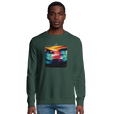 Alive - "Moving Smiles" Sweatshirt Bottle Green 3