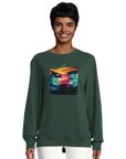 Alive - "Moving Smiles" Sweatshirt Bottle Green 5