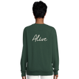 Alive - "Moving Smiles" Sweatshirt Bottle Green 6