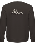 Alive - "Moving Smiles" Sweatshirt deep charcoal grey 2